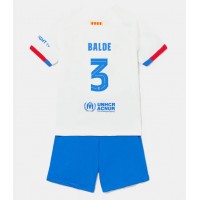 Maglie da calcio Barcelona Alejandro Balde #3 Seconda Maglia Bambino 2023-24 Manica Corta (+ Pantaloni corti)